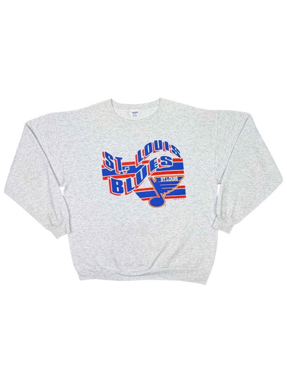 Vintage Trench 1991 NHL St. Louis Blues Crew Neck Sweatshirt - Size XL